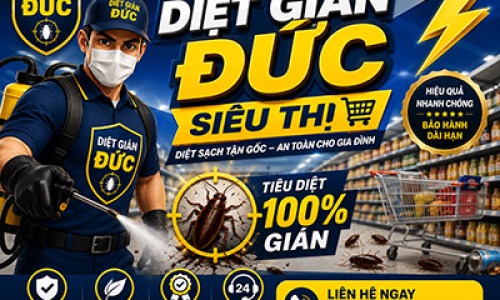 DIỆT GIÁN ĐỨC SIÊU THỊ