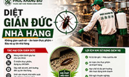 DIỆT GIÁN ĐỨC NHÀ HÀNG