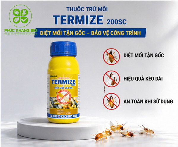 Hướng dẫn sử dụng thuốc diệt mối Termize 200SC