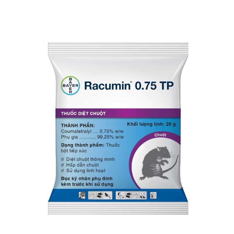 Racumin 0.75TP gói 20g