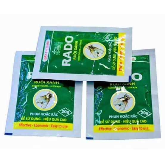 Gói thuốc diệt ruồi xanh